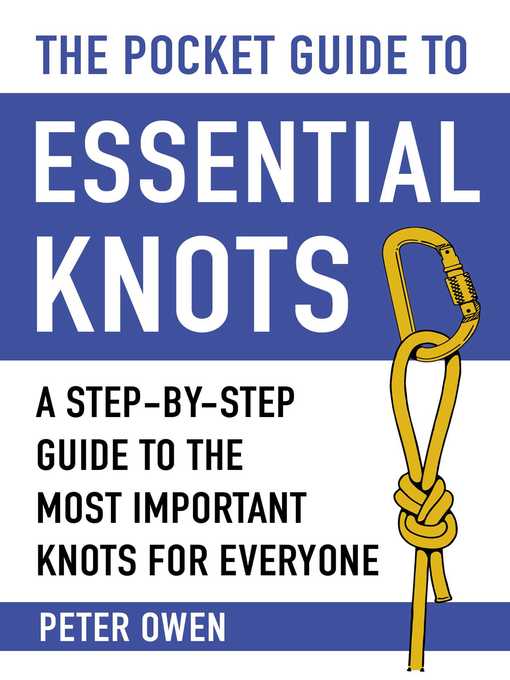 Title details for The Pocket Guide to Essential Knots: a Step-by-Step Guide to the Most Important Knots for Everyone by Peter Owen - Wait list